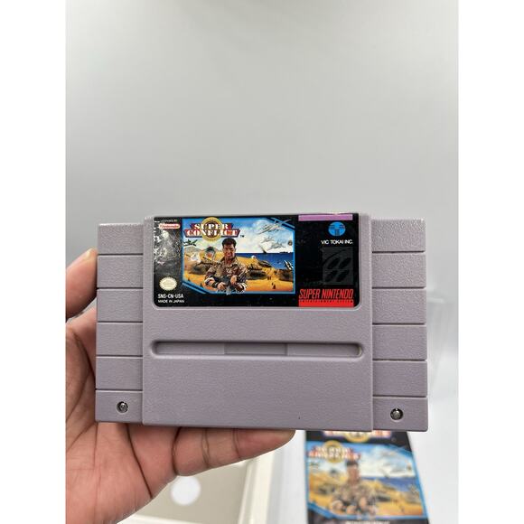 Super Conflict Complete In Box with Manual Super Nintendo - Picture 8 of 16